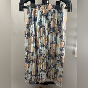 🥂💎CINDERELLA FLORAL PLEATED MIDI SKIRT💎🥂